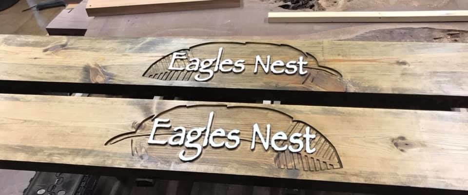 Custom Woodwork at Eagles Nest